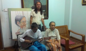 Ko Cho and parents